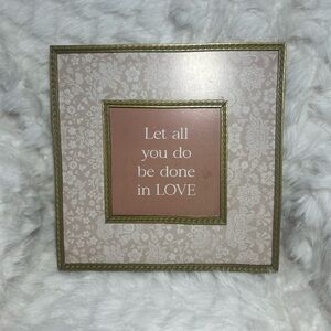 Elegant Gold and Cream Framed Wall Art